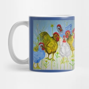 Chickens chatting Mug